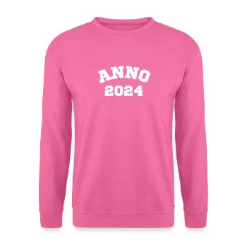 Anno 2024 Geburtstag Geburtsjahr - Unisex Pullover - Pink - Vorne