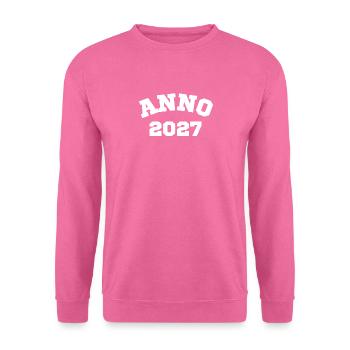 Anno 2027 Geburtstag Geburtsjahr - Unisex Pullover - Pink - Vorne