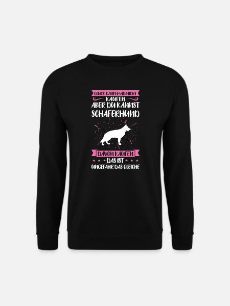Schäferhund Hund Schäferhunde Geschenk - Unisex Pullover - Schwarz