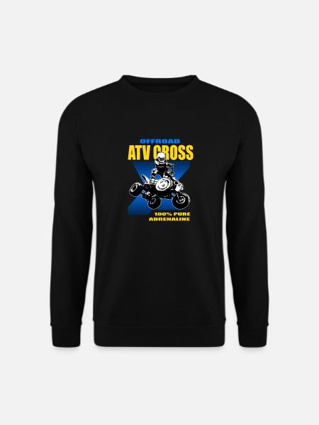 Quad Racing - ATV Racer - Unisex Sweatshirt - black