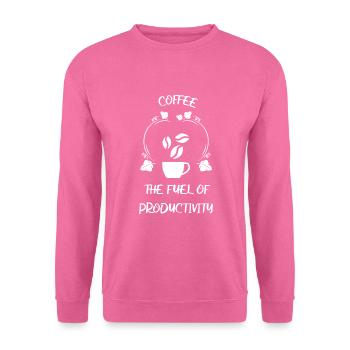 Kaffee Espresso Käffchen - Unisex Pullover - Pink - Vorne