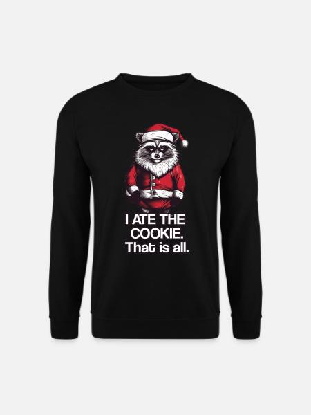 I Ate The Cookie - Unisex Sweatshirt - black