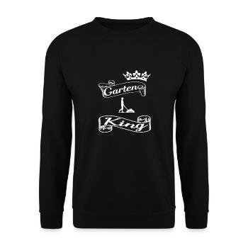 Garten - Unisex Pullover - Schwarz - Vorne - Alina (178cm) & Michal (187cm)
