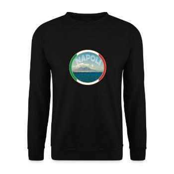 Naples, Napoli, Naples I Love Napoli Italy - Unisex Sweatshirt - black - Front - Alina (178cm) & Michal (187cm)