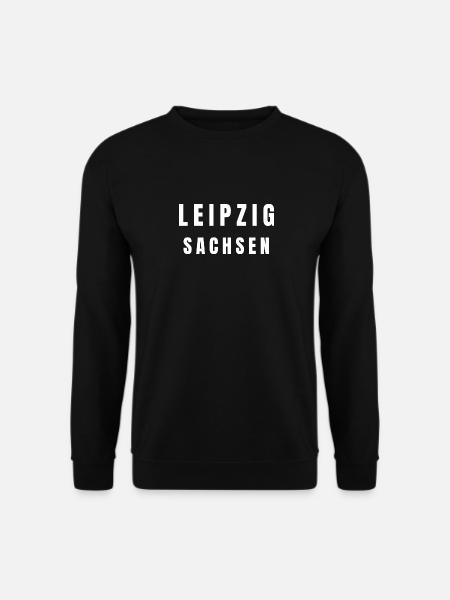 Leipzig, Saxe - Sweat-shirt Unisexe - noir