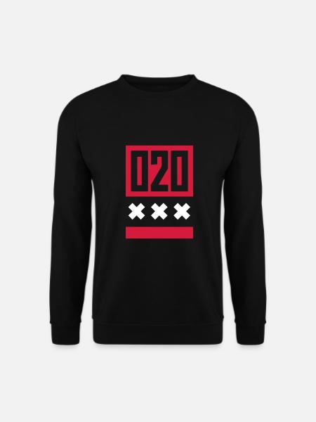 020 DRAPEAU D’AMSTERDAM - Sweat-shirt Unisexe - noir