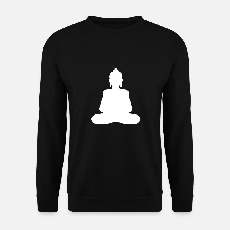 Buddha - Unisex Pullover - Schwarz