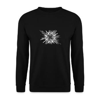 Vector Splash Explosion - Sweat-shirt Unisexe - noir - Devant - Alina (178cm) & Michal (187cm)