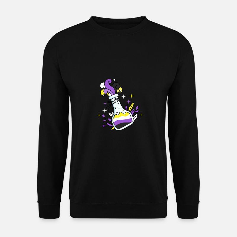 Nonbinary Pride Zaubertrank Nonbinary Pride - Unisex Pullover - Schwarz