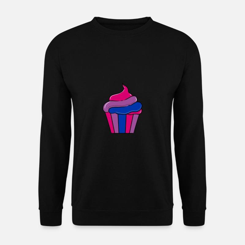 Bisexueller Cupcake Bisexual Pride - Unisex Pullover - Schwarz