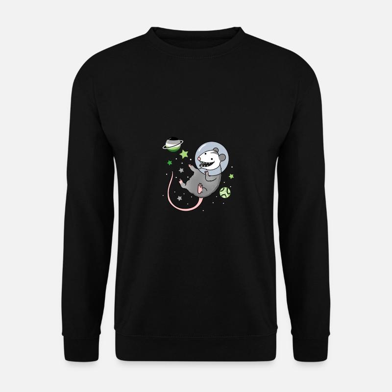 Opossum aromatique dans l’espace - Sweat-shirt Unisexe - noir