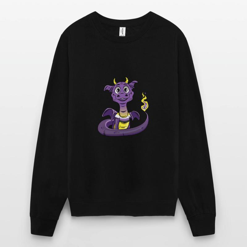 Nonbinary Pride Drache Nonbinary Unisex Pullover