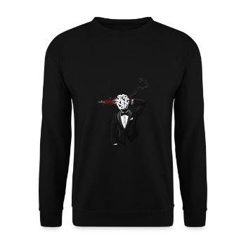 Smoking kills - Unisex Sweatshirt - black - Front - Alina (178cm) & Michal (187cm)