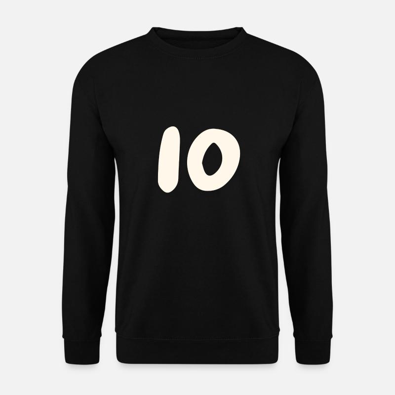 10 - Unisex Pullover - Schwarz