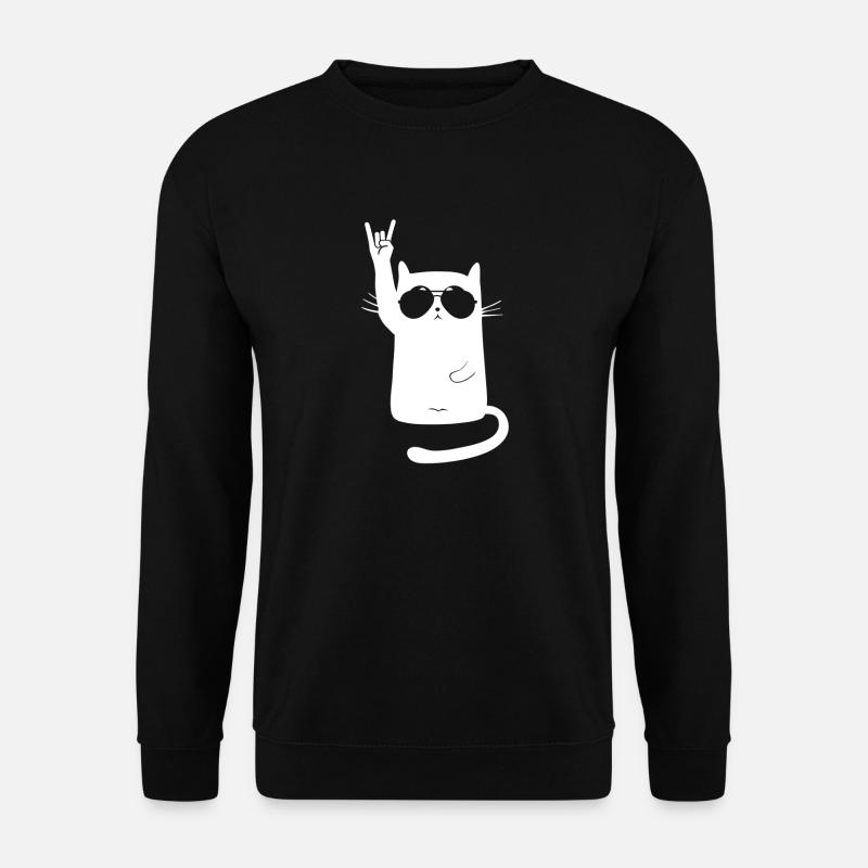 Metal Cat - Unisex Sweatshirt - black