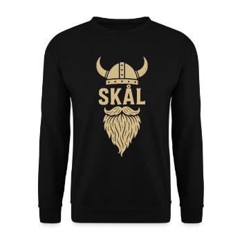 Skål Viking Barthelm - Sweat-shirt Unisexe - noir - Devant - Alina (178cm) & Michal (187cm)