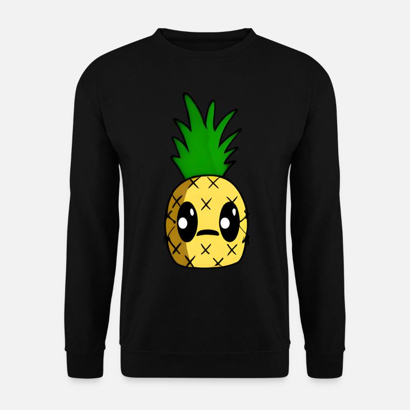 Kawaii pineapple - Unisex Sweatshirt - black