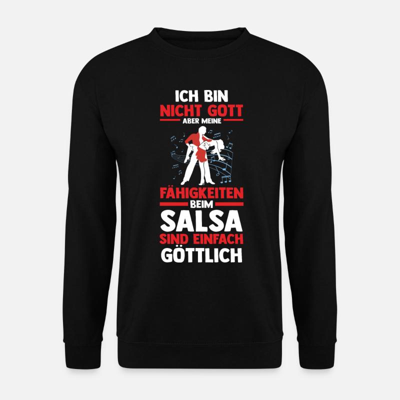 Salsa Tanz Tänzer - Unisex Pullover - Schwarz
