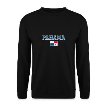 Panama - Sweat-shirt Unisexe - noir - Devant - Alina (178cm) & Michal (187cm)