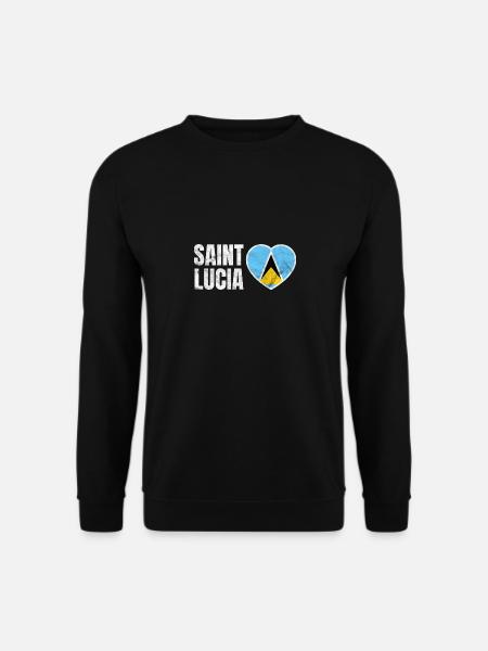 Saint Lucia - Unisex Sweatshirt - black
