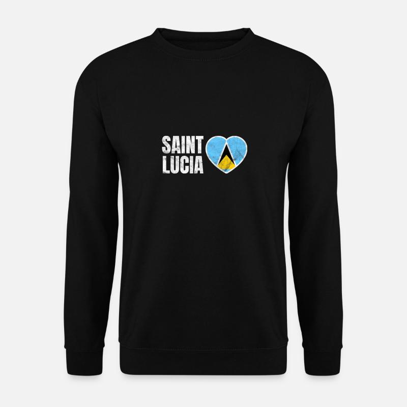 Saint Lucia - Unisex Sweatshirt - black