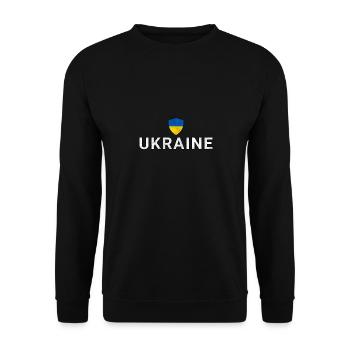 Ukraine - Unisex Sweatshirt - black - Front - Alina (178cm) & Michal (187cm)
