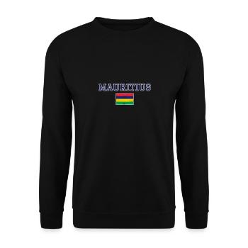 Mauritius - Unisex Pullover - Schwarz - Vorne - Alina (178cm) & Michal (187cm)