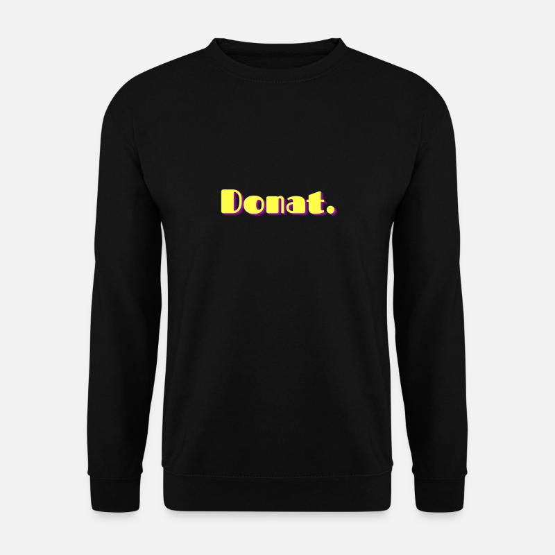 Donat - Unisex Pullover - Schwarz