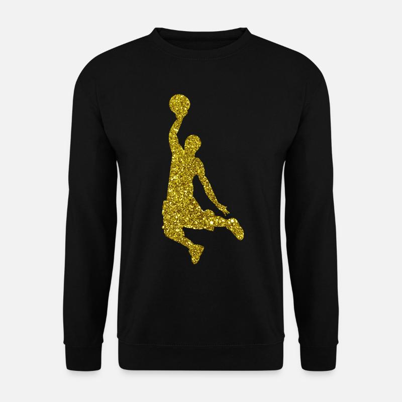 Gold Basketball - Unisex Pullover - Schwarz