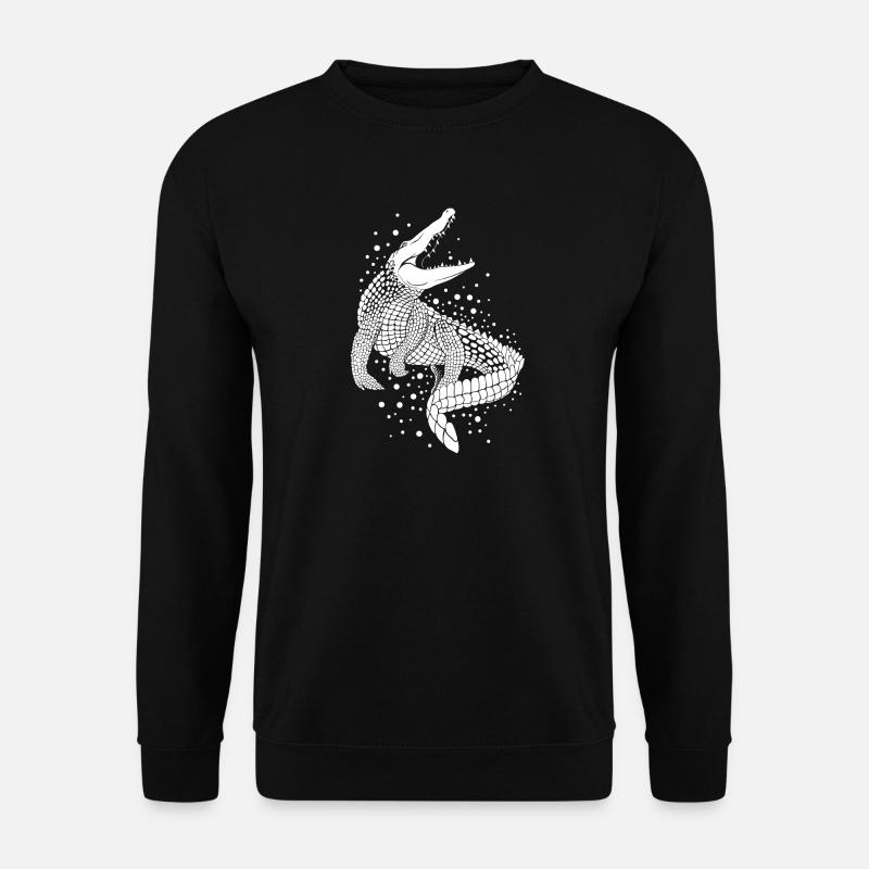 Crocodile - Unisex Pullover - Schwarz