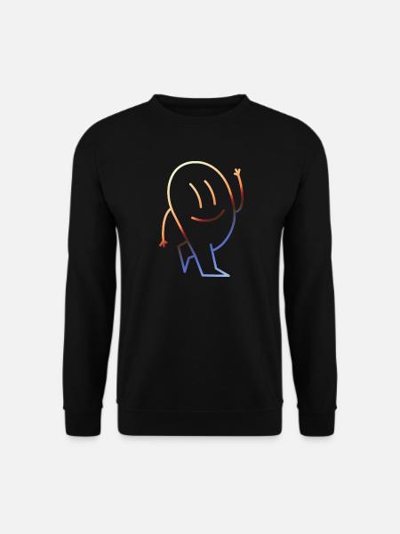 Lustige Bilder Retro Vintage - Unisex Pullover - Schwarz
