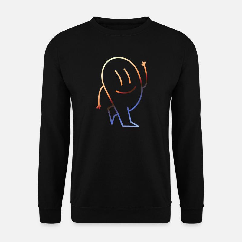 Lustige Bilder Retro Vintage - Unisex Pullover - Schwarz