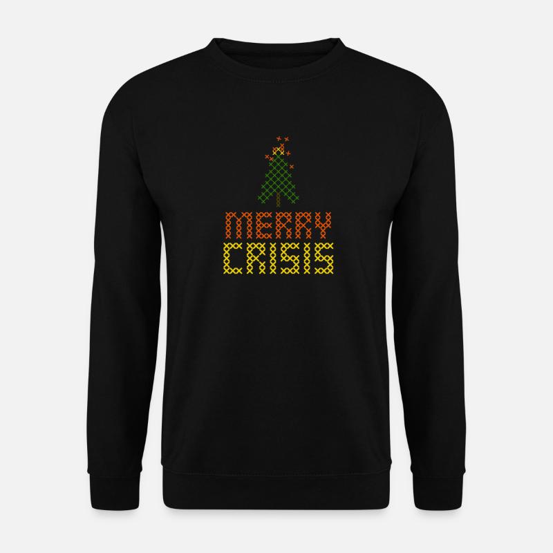 Merry Crisis - The Tree Is Burning - Unisex Sweatshirt - black