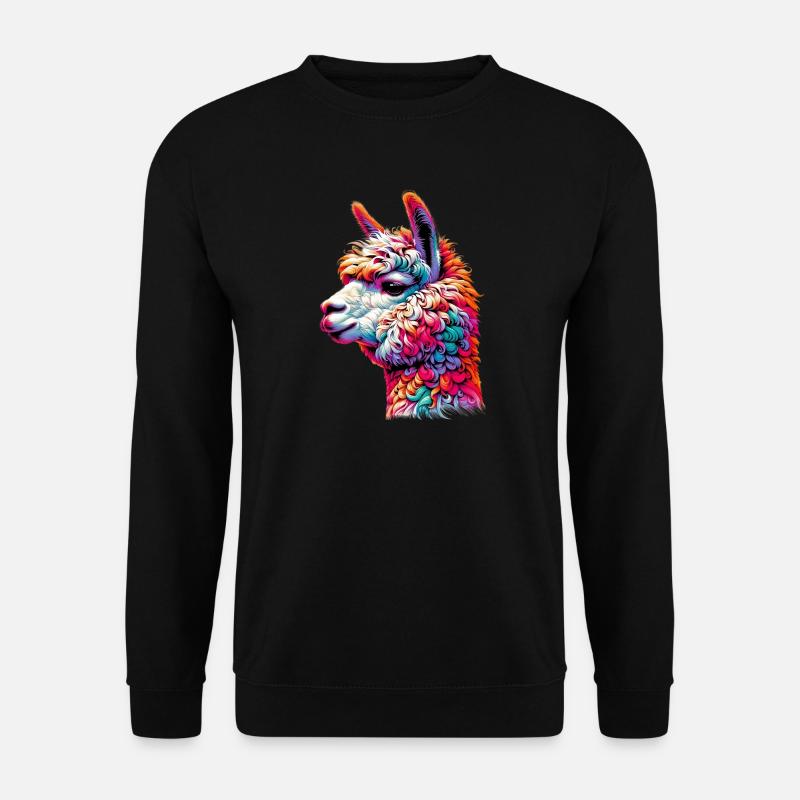Alpaka - Unisex Pullover - Schwarz