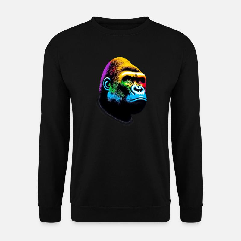 Gorilla - Unisex Pullover - Schwarz