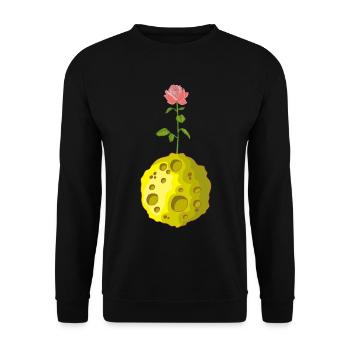 Flowery Planet - Unisex Sweatshirt - black - Front - Alina (178cm) & Michal (187cm)