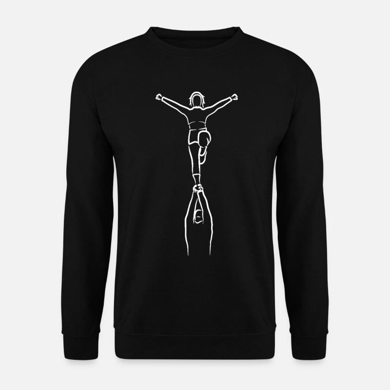 Cheerleader Skizze - Unisex Pullover - Schwarz