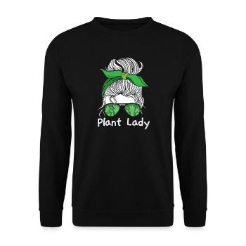 Garten- Und Pflanzenliebhaber Geschenke - Unisex Pullover - Schwarz - Vorne - Alina (178cm) & Michal (187cm)