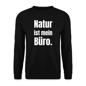 La nature est mon rôle - Sweat-shirt Unisexe - noir - Devant - Alina (178cm) & Michal (187cm)
