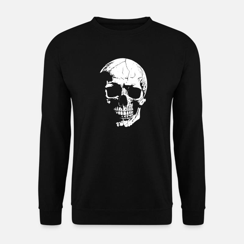 Skull High-Contrast Graphics - Unisex Sweatshirt - black
