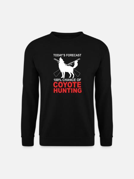 Coyote Hunting Hunter - Unisex Sweatshirt - black