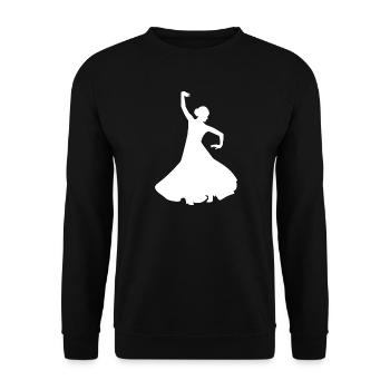 Dance - Unisex Sweatshirt - black - Front - Alina (178cm) & Michal (187cm)