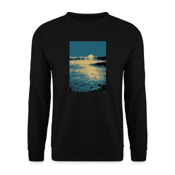 Plöner voir le lever du soleil - Sweat-shirt Unisexe - noir - Devant - Alina (178cm) & Michal (187cm)