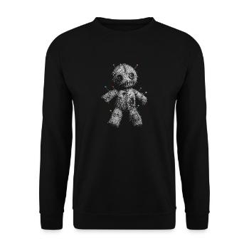 Voodoo Doll - Unisex Sweatshirt - black - Front - Alina (178cm) & Michal (187cm)