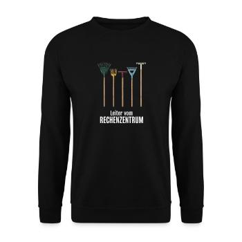 Programmierer Stundenlohn - Unisex Pullover - Schwarz - Vorne - Alina (178cm) & Michal (187cm)