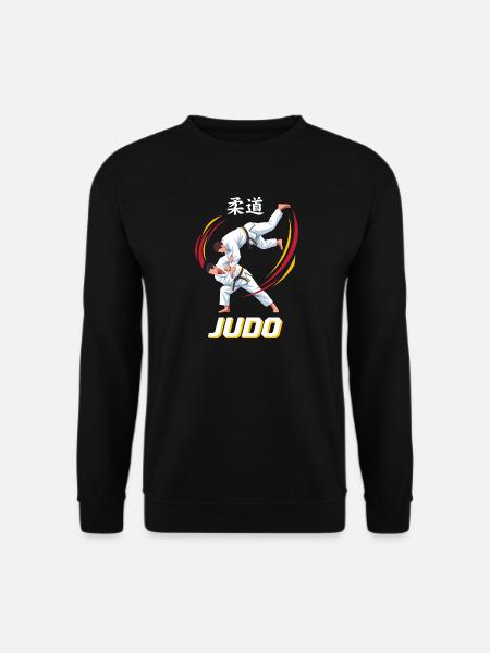 Judo Schulterwurf Kampfkunst - Unisex Pullover - Schwarz