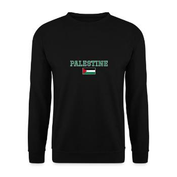 Palestine - Sweat-shirt Unisexe - noir - Devant - Alina (178cm) & Michal (187cm)