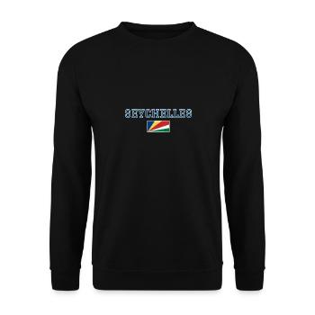 Seychellen - Unisex Pullover - Schwarz - Vorne - Alina (178cm) & Michal (187cm)