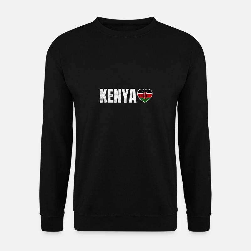 Kenia - Unisex Pullover - Schwarz