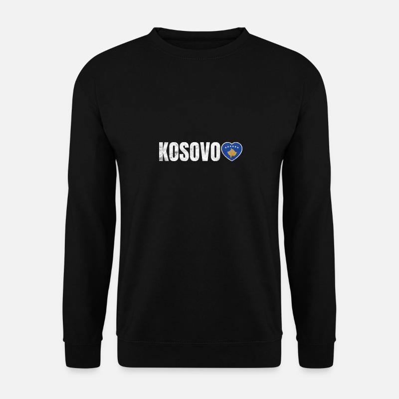 Kosovo - Unisex Pullover - Schwarz